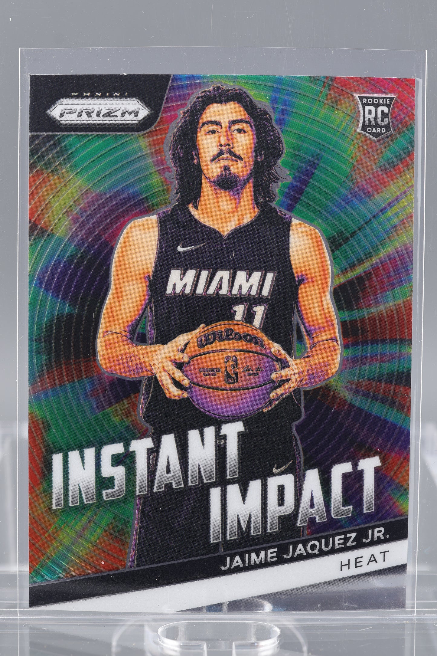 Jaime Jaquez Jr. 2023-24 Panini Prizm Instant Impact  #23       Rookie Card RC Miami Heat