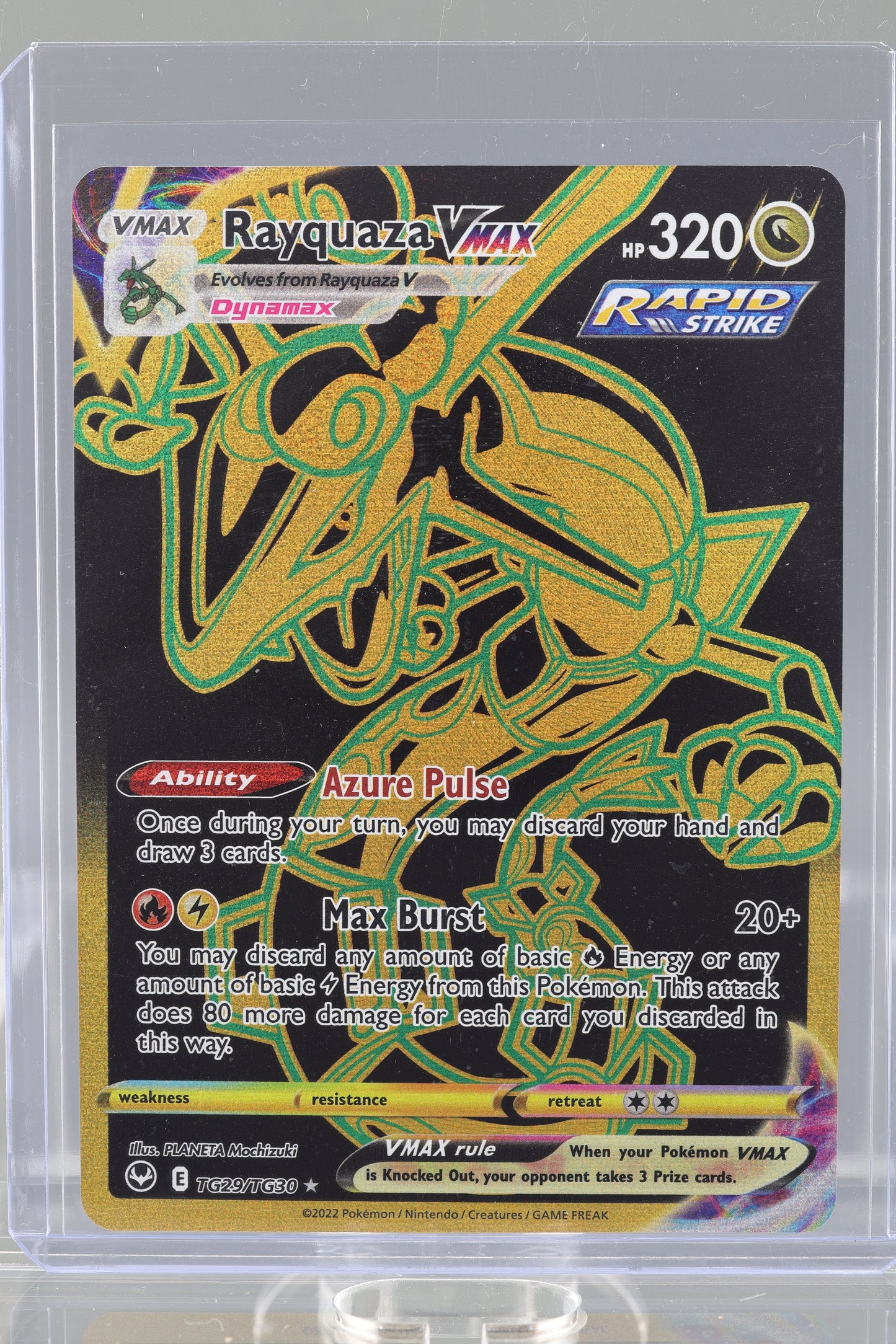 Rayquaza VMAX 2022 Pokemon TCG Silver Tempest #TG29   Lightly Played