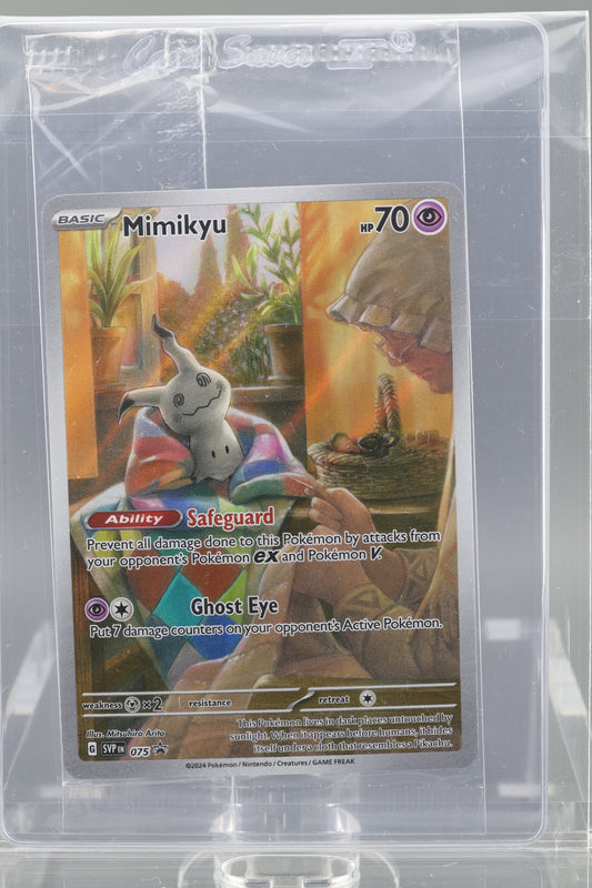 Mimikyu 2024 Pokemon TCG SVP Black Star Promo #75   Cello Pack Sealed