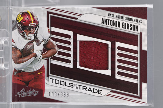 Antonio Gibson 2023 Panini Absolute Tools of the Trade  #TTR-AG  Patch  /399    Washington Commanders