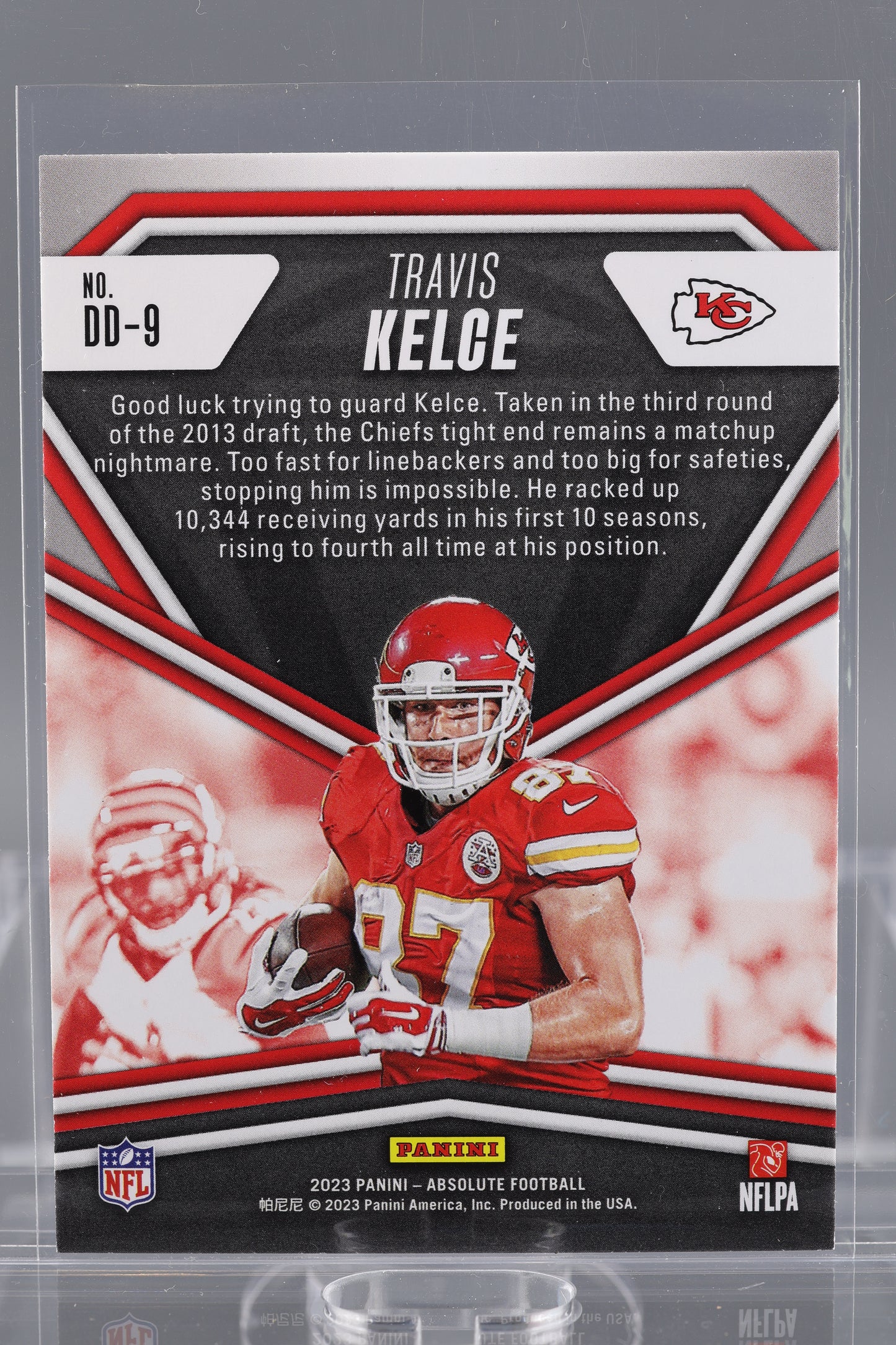 Travis Kelce 2023 Panini Absolute Draft Diamonds  #DD-9        Kansas City Chiefs