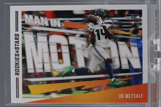 DK Metcalf 2023 Panini Rookies & Stars Man In Motion  #MM-10        Seattle Seahawks