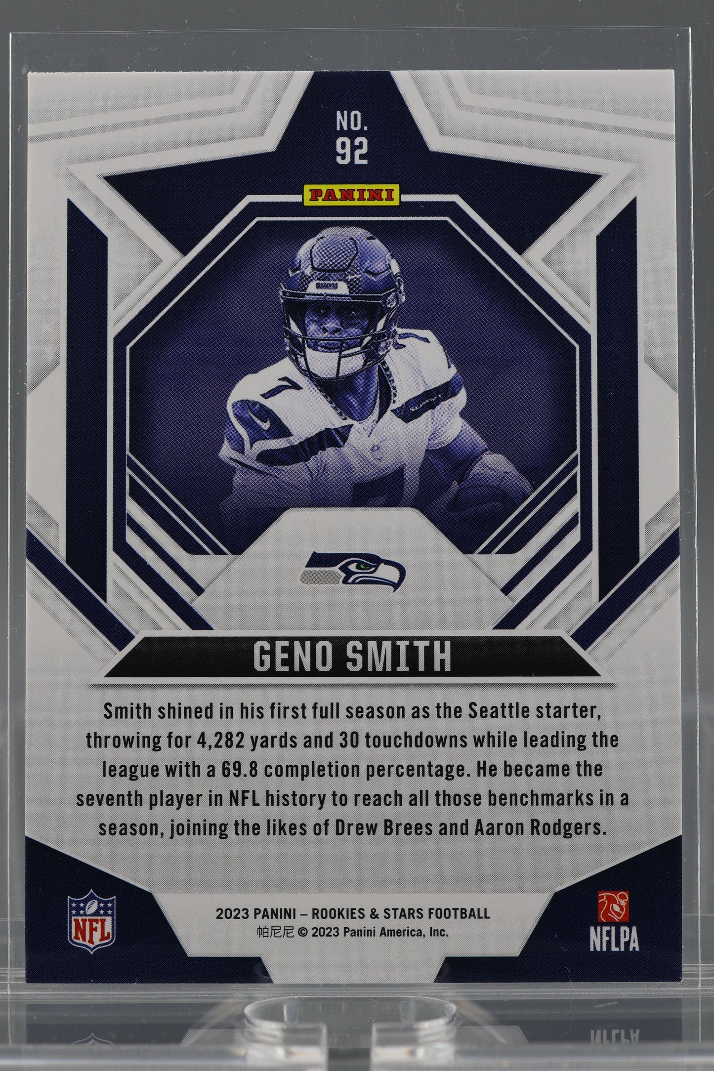 Geno Smith 2023 Panini Rookies & Stars Green  #92        Seattle Seahawks