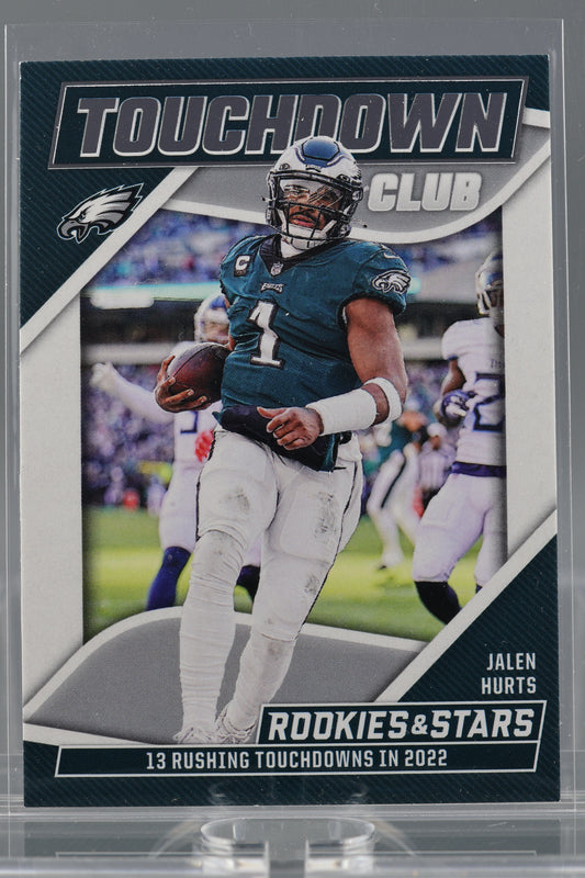 Jalen Hurts 2023 Panini Rookies & Stars Touchdown Club  #TD-5        Philadelphia Eagles