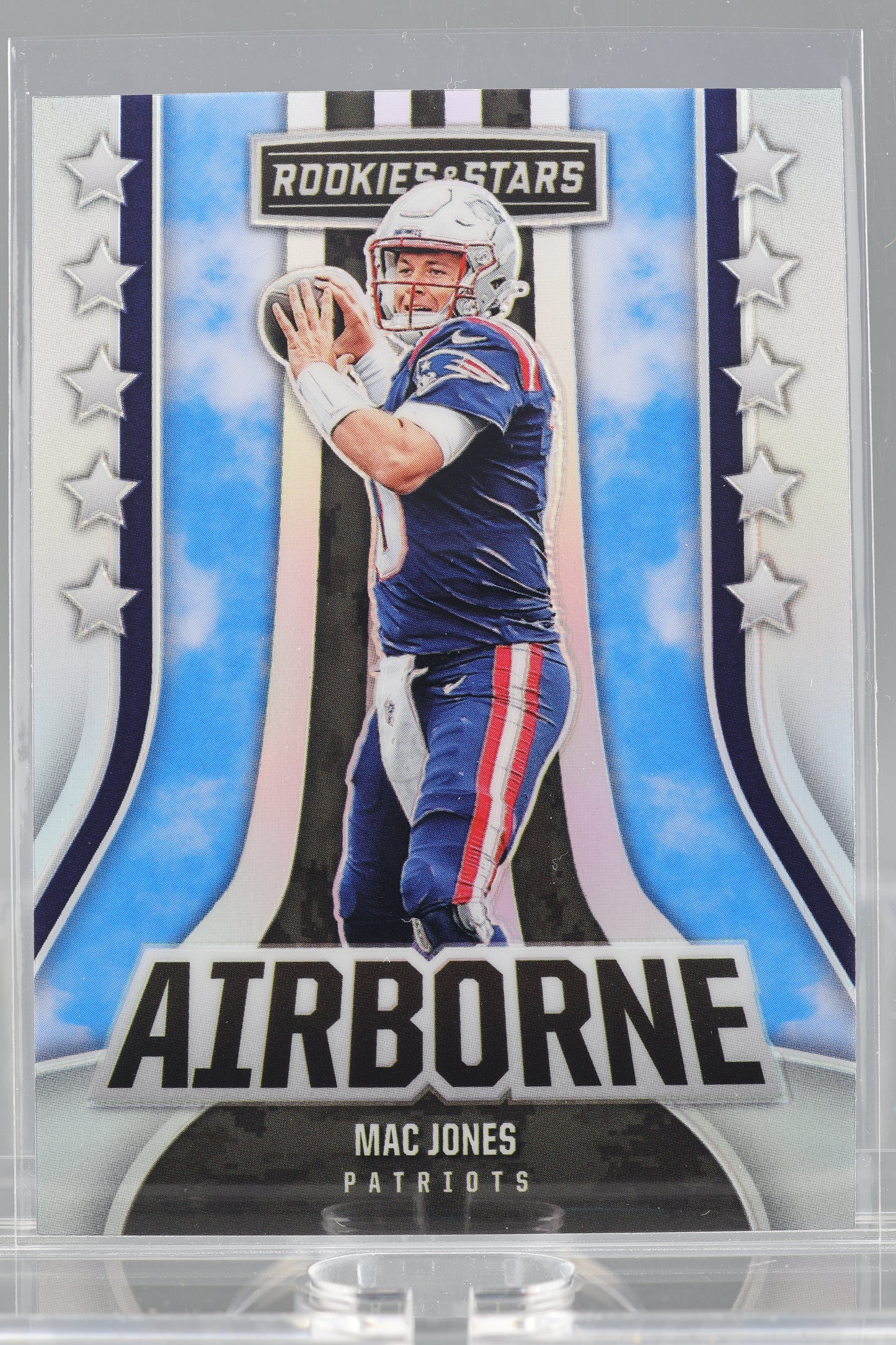 Mac Jones 2023 Panini Rookies & Stars Airborne  #AI-22        New England Patriots