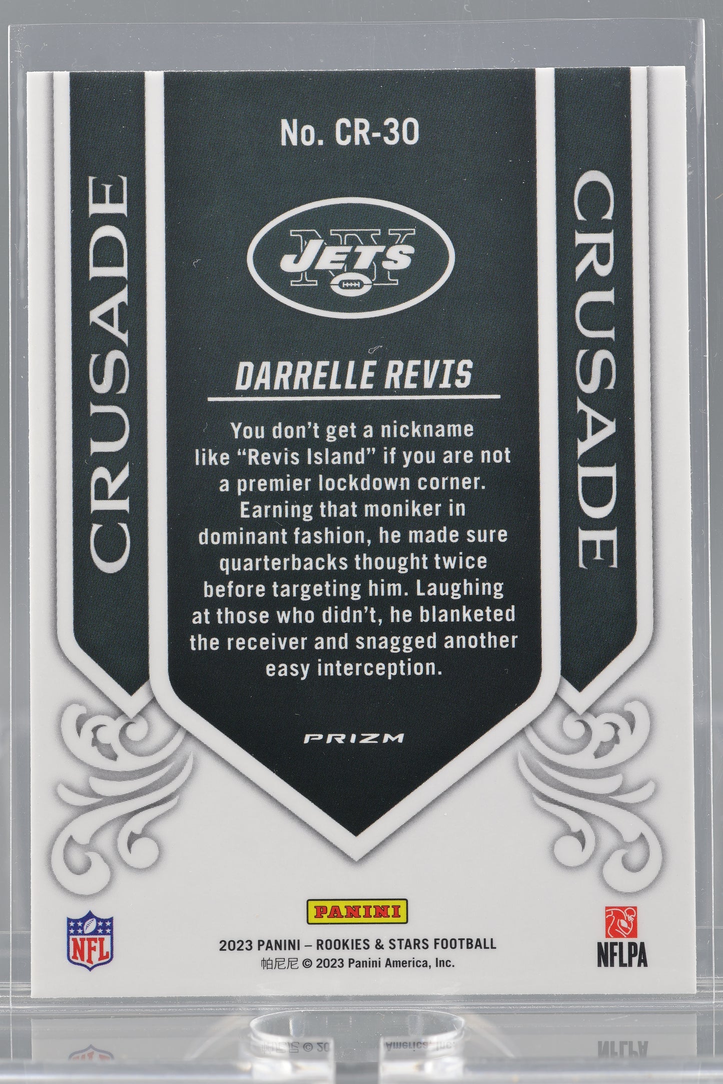 Darrelle Revis 2023 Panini Rookies & Stars Crusade  #CR-30        New York Jets