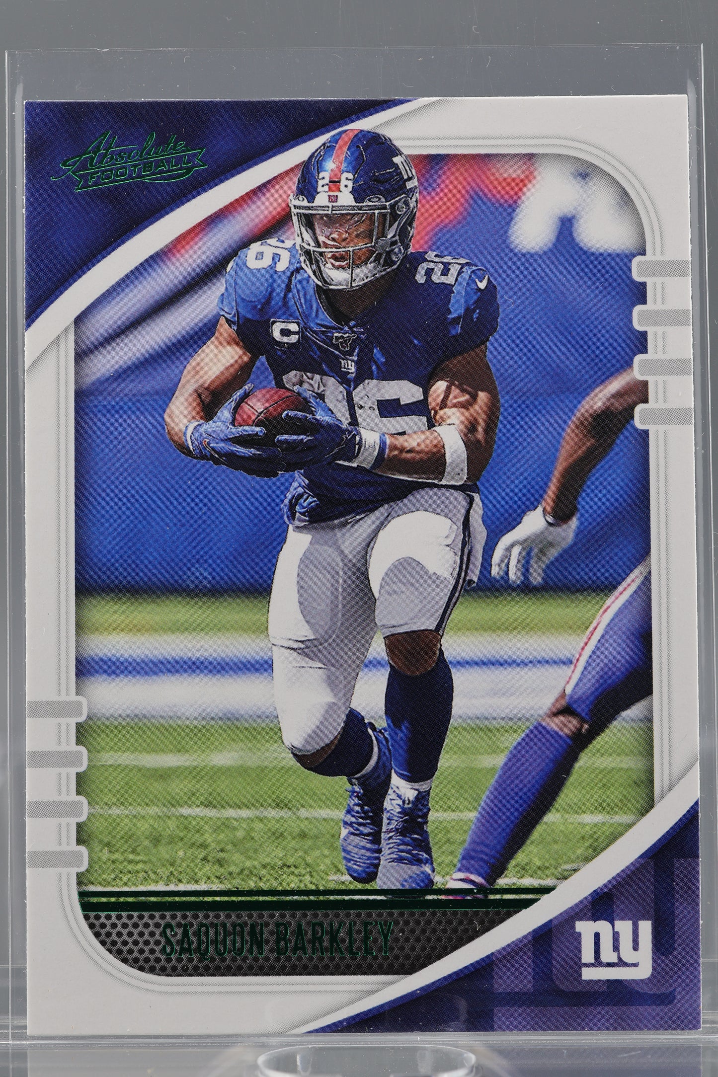 Saquon Barkley 2020 Panini Absolute Green  #10        New York Giants