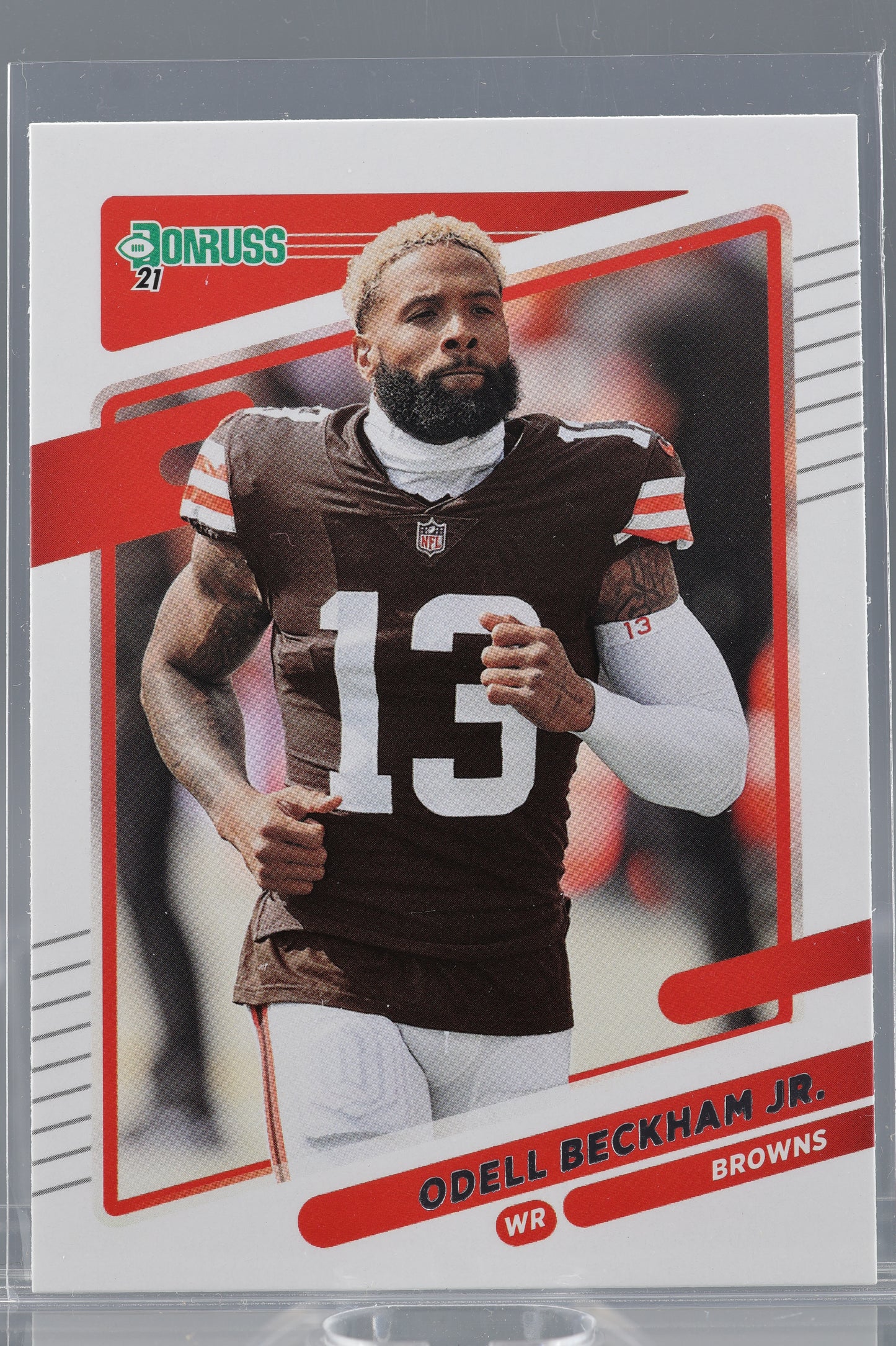 Odell Beckham Jr. 2021 Donruss  #198   Photo Variation     Cleveland Browns