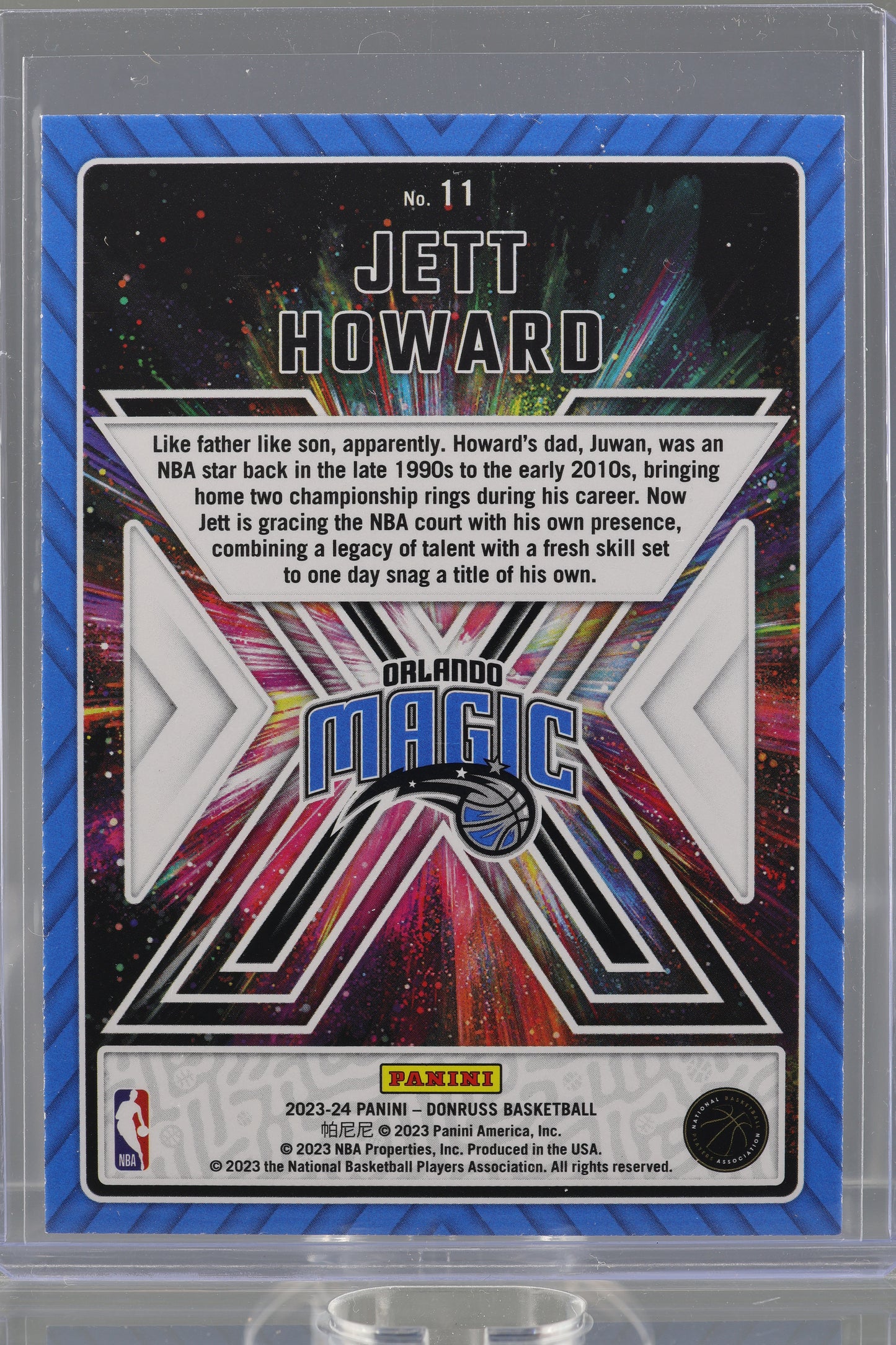 Jett Howard 2023 Donruss Great X-Pectations  #11       Rookie Card RC Orlando Magic