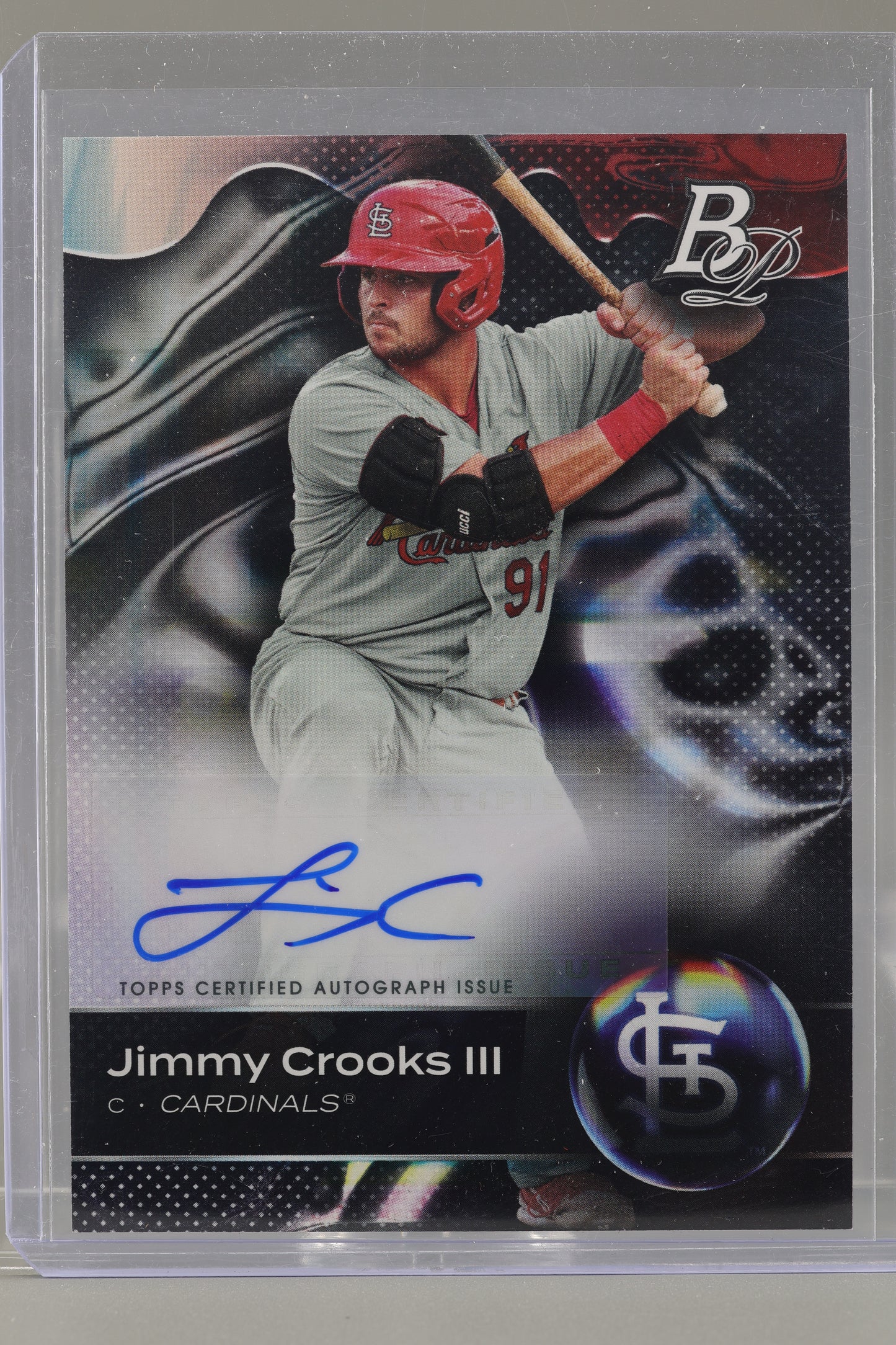 Jimmy Crooks III 2023 Bowman Platinum Top Prospects Autographs  #TOP-37        St. Louis Cardinals