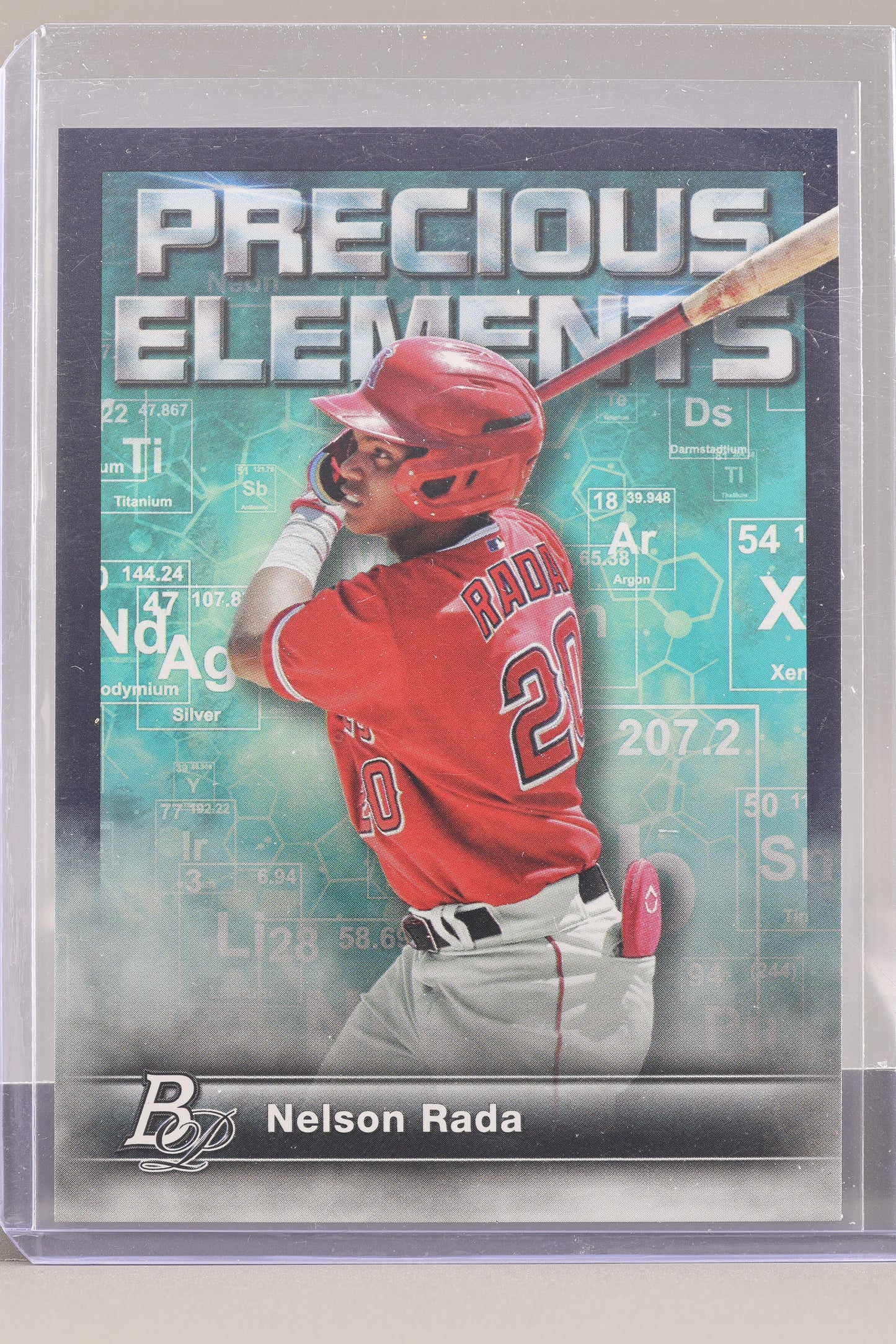 Nelson Rada 2023 Bowman Platinum Precious Elements  #PE-7        Los Angeles Angels