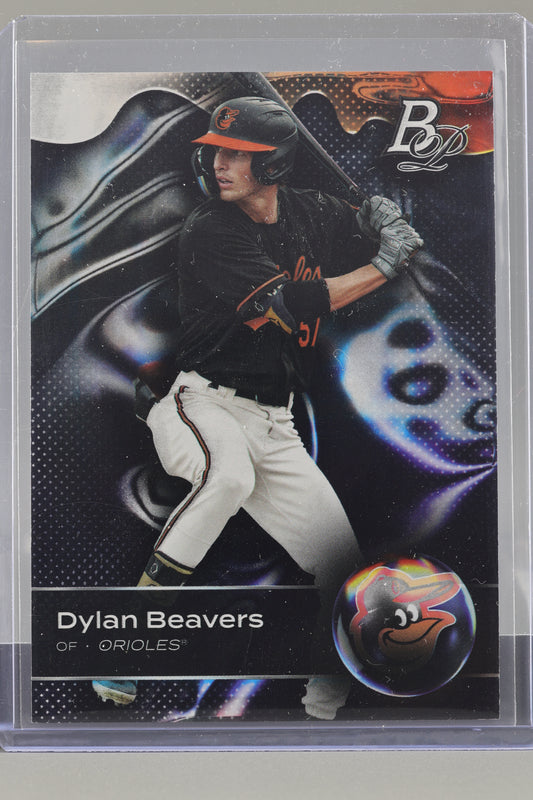 Dylan Beavers 2023 Bowman Platinum Top Prospects  #TOP-82        Baltimore Orioles