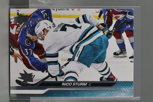 Nico Sturm 2023 Upper Deck Series Two #393        San Jose Sharks