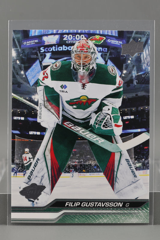 Filip Gustavsson 2023 Upper Deck Series Two #341        Minnesota Wild