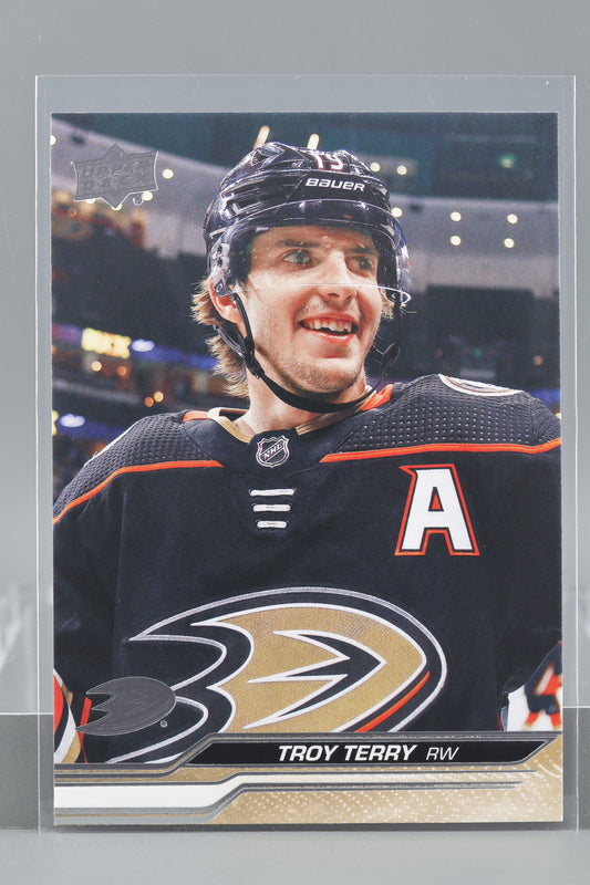 Troy Terry 2023 Upper Deck Series Two #252        Anaheim Ducks