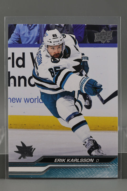 Erik Karlsson 2023 Upper Deck Series Two #395        San Jose Sharks