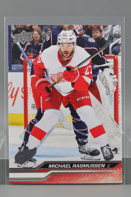 Michael Rasmussen 2023 Upper Deck Series Two #315        Detroit Red Wings