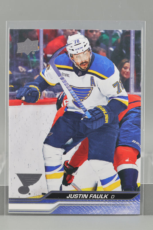 Justin Faulk 2023 Upper Deck Series Two #409        St. Louis Blues