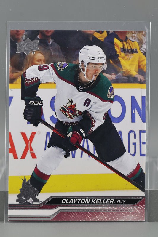 Clayton Keller 2023 Upper Deck Series Two #258        Arizona Coyotes