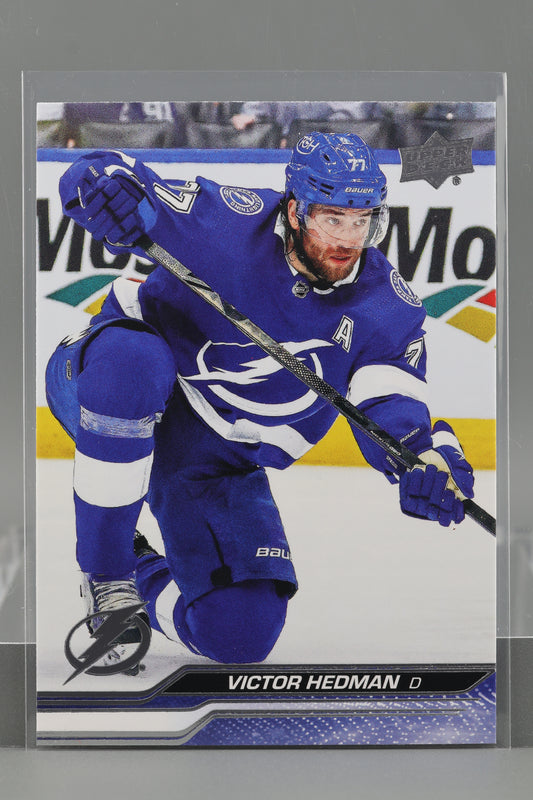 Victor Hedman 2023 Upper Deck Series Two #415        Tampa Bay Lightning