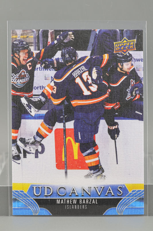 Mathew Barzal 2023 Upper Deck UD Canvas Series Two #C173        New York Islanders