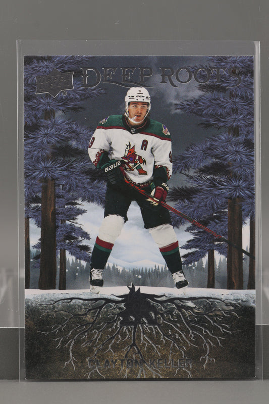 Clayton Keller 2023 Upper Deck Deep Roots Series Two #DR-36        Arizona Coyotes