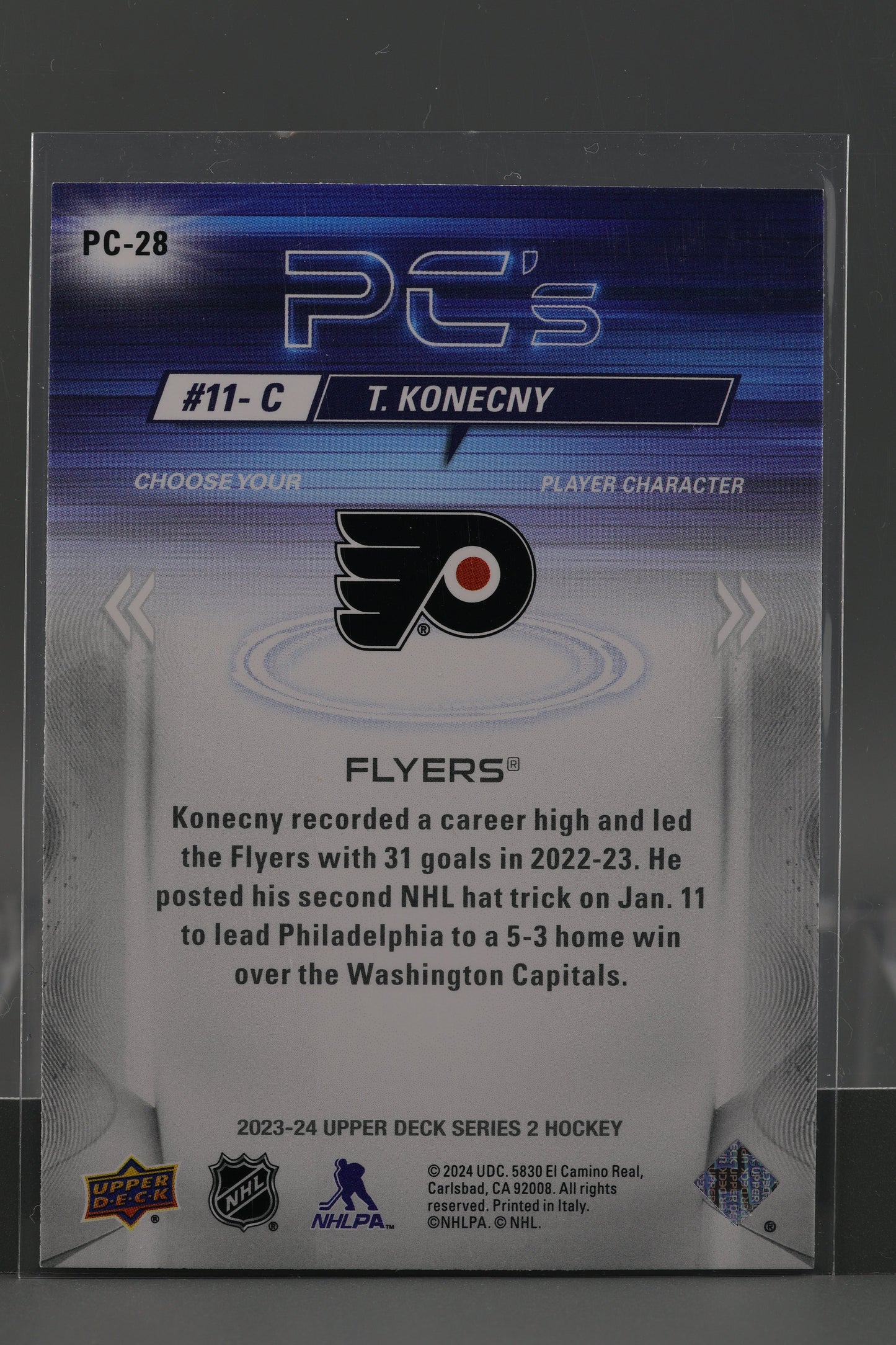 Travis Konecny 2023 Upper Deck PC's Series Two #PC-28        Philadelphia Flyers