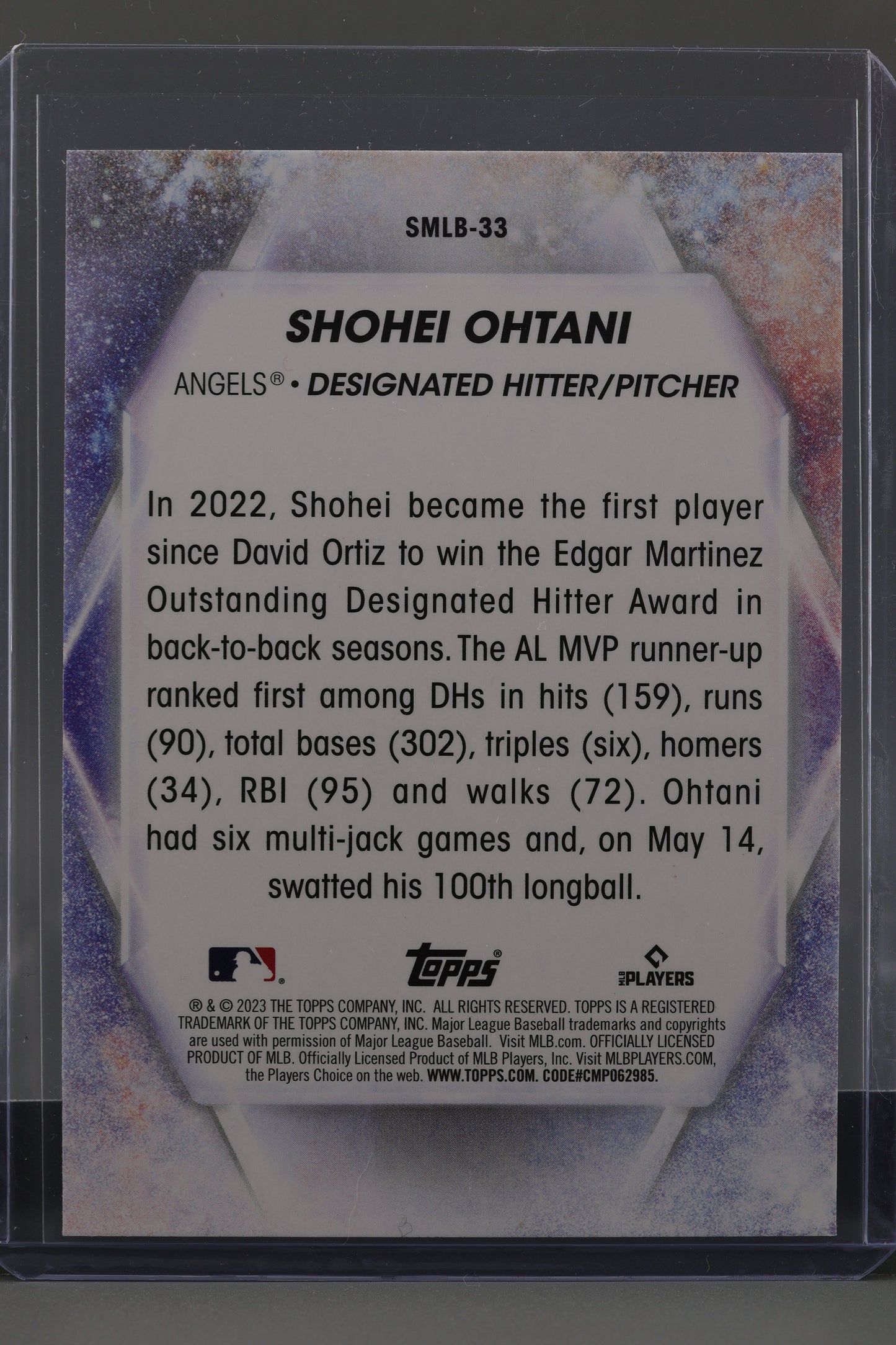 Shohei Ohtani 2023 Topps Stars of MLB  #SMLB-33        Los Angeles Angels