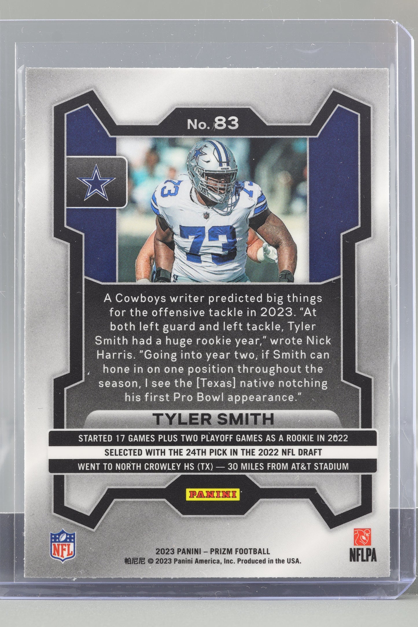 Tyler Smith 2023 Panini Prizm  #83        Dallas Cowboys