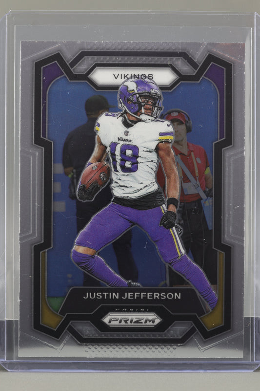 Justin Jefferson 2023 Panini Prizm  #195        Minnesota Vikings