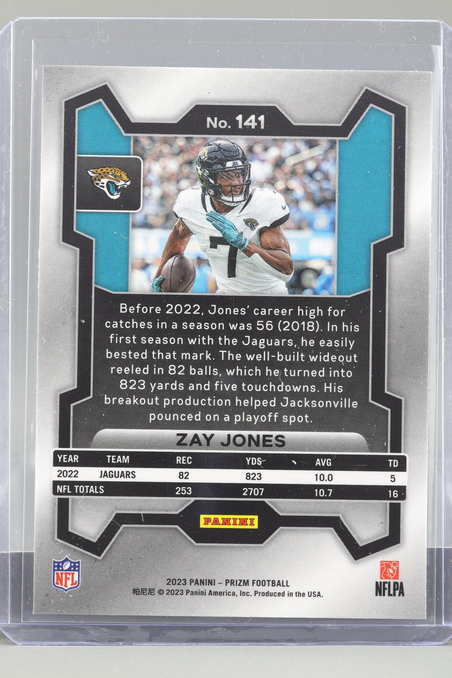 Zay Jones 2023 Panini Prizm  #141        Jacksonville Jaguars