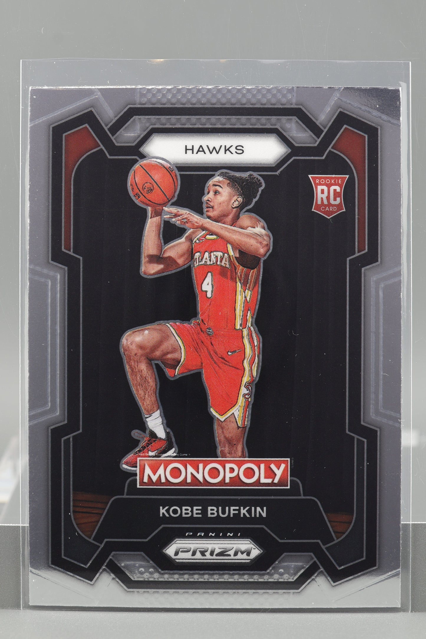 Kobe Bufkin 2023-24 Panini Prizm Monopoly  #6       Rookie Card RC Atlanta Hawks