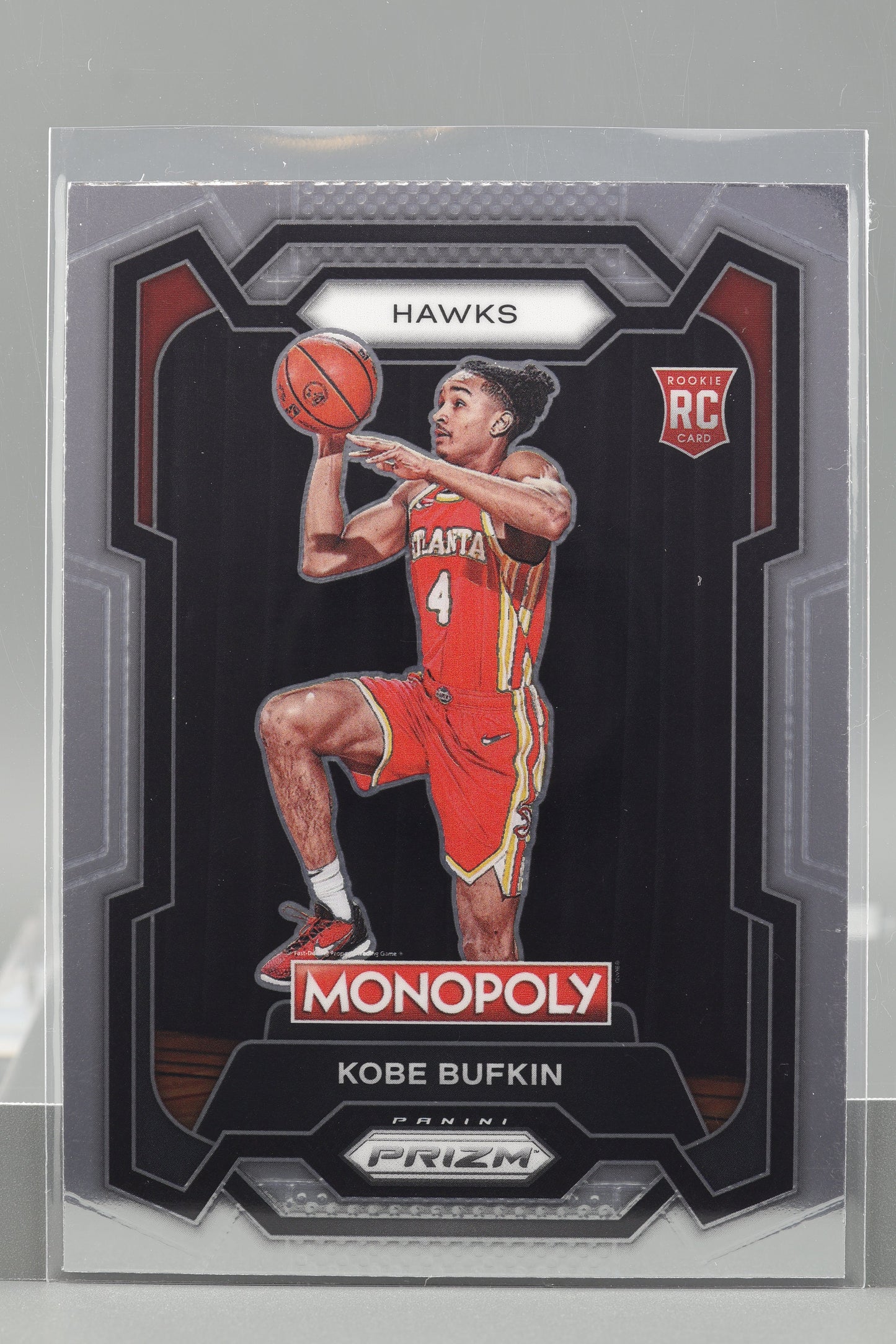 Kobe Bufkin 2023-24 Panini Prizm Monopoly  #6       Rookie Card RC Atlanta Hawks