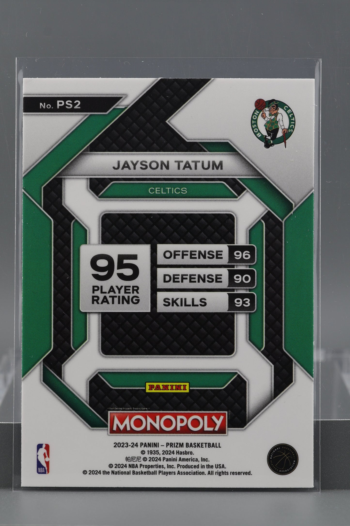 Jayson Tatum 2023-24 Panini Prizm Monopoly All-Star  #PS2        Boston Celtics