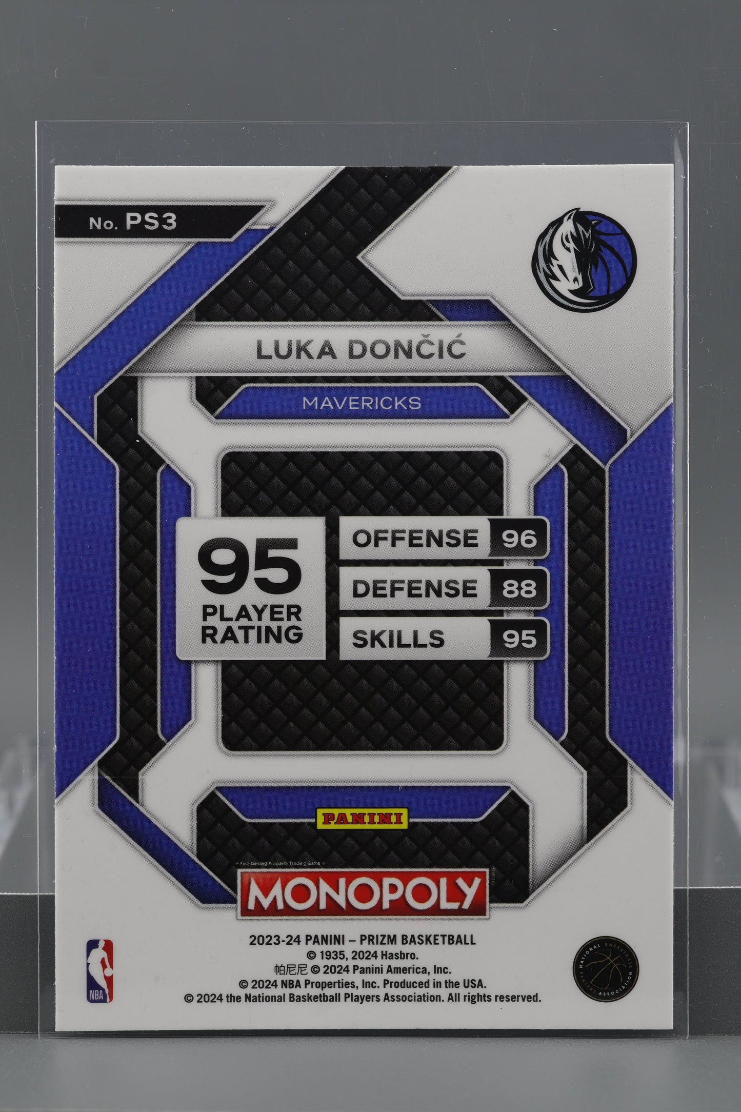 Luka Doncic 2023-24 Panini Prizm Monopoly All-Star  #PS3        Dallas Mavericks