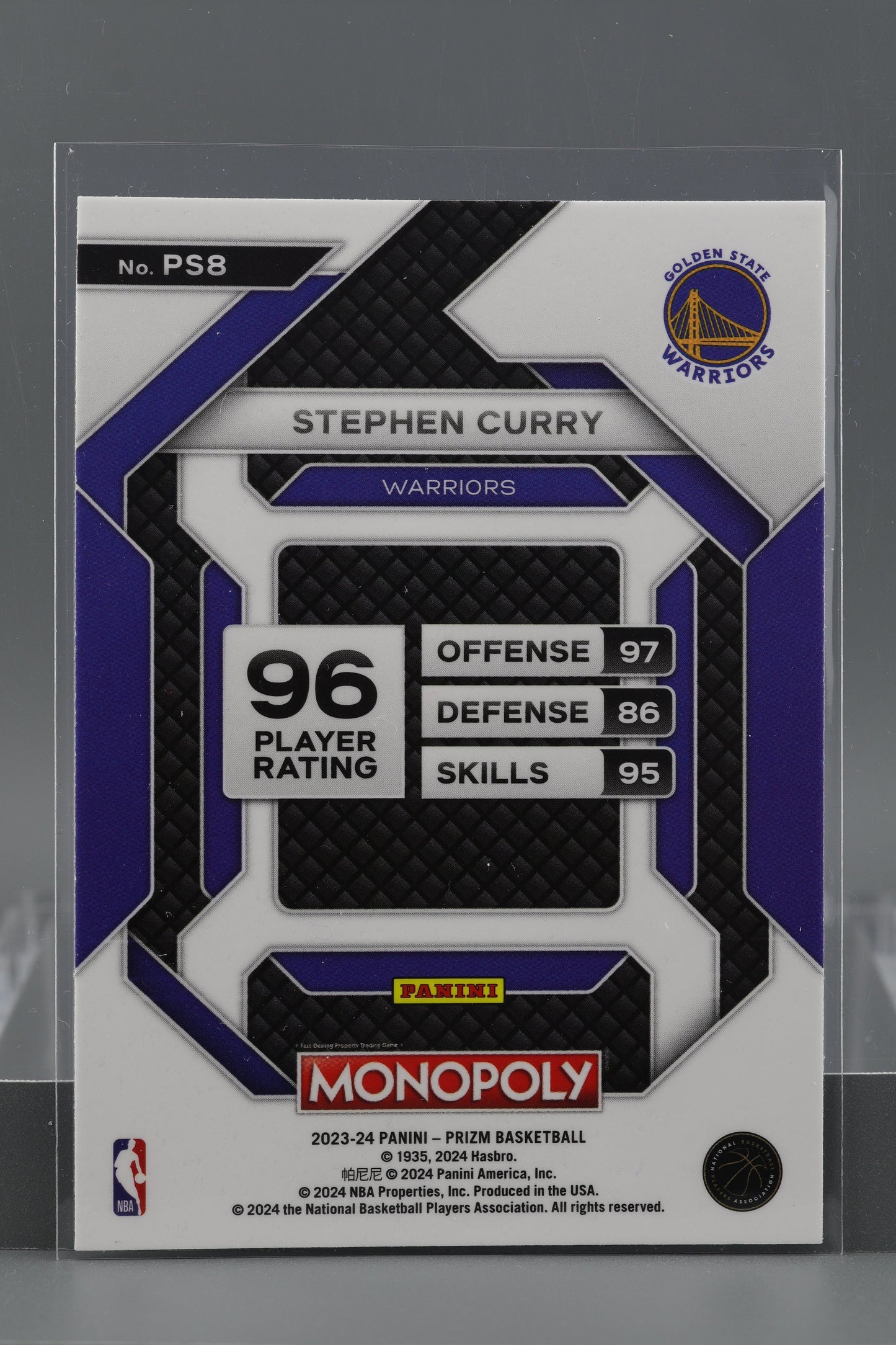 Stephen Curry 2023-24 Panini Prizm Monopoly All-Star  #PS8        Golden State Warriors