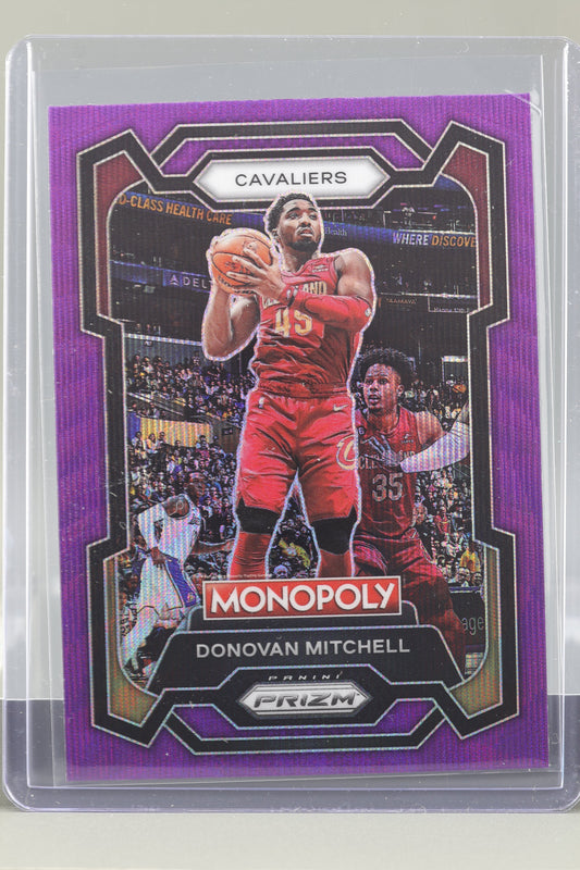 Donovan Mitchell 2023-24 Panini Prizm Monopoly Purple  #19        Cleveland Cavaliers