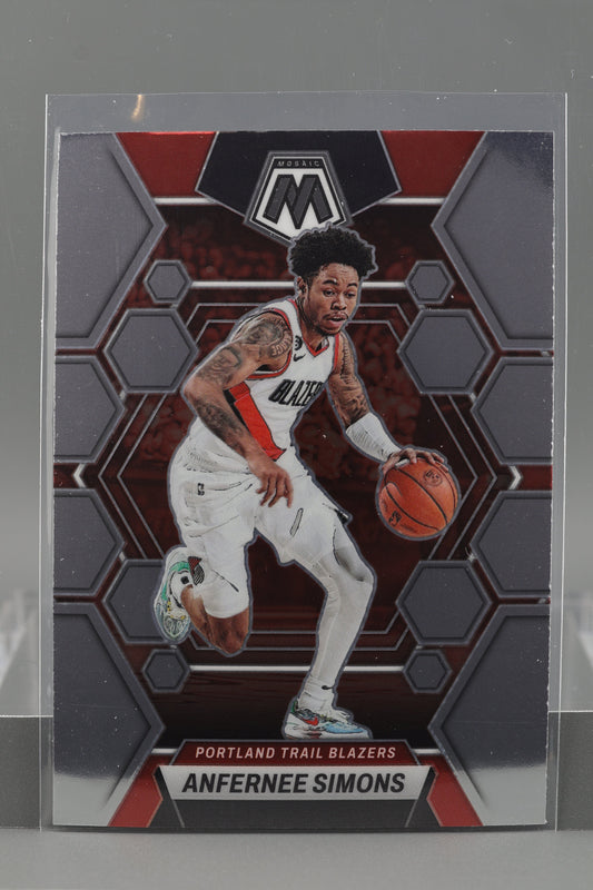 Anfernee Simons 2022-23 Panini Mosaic  #11        Portland Trail Blazers