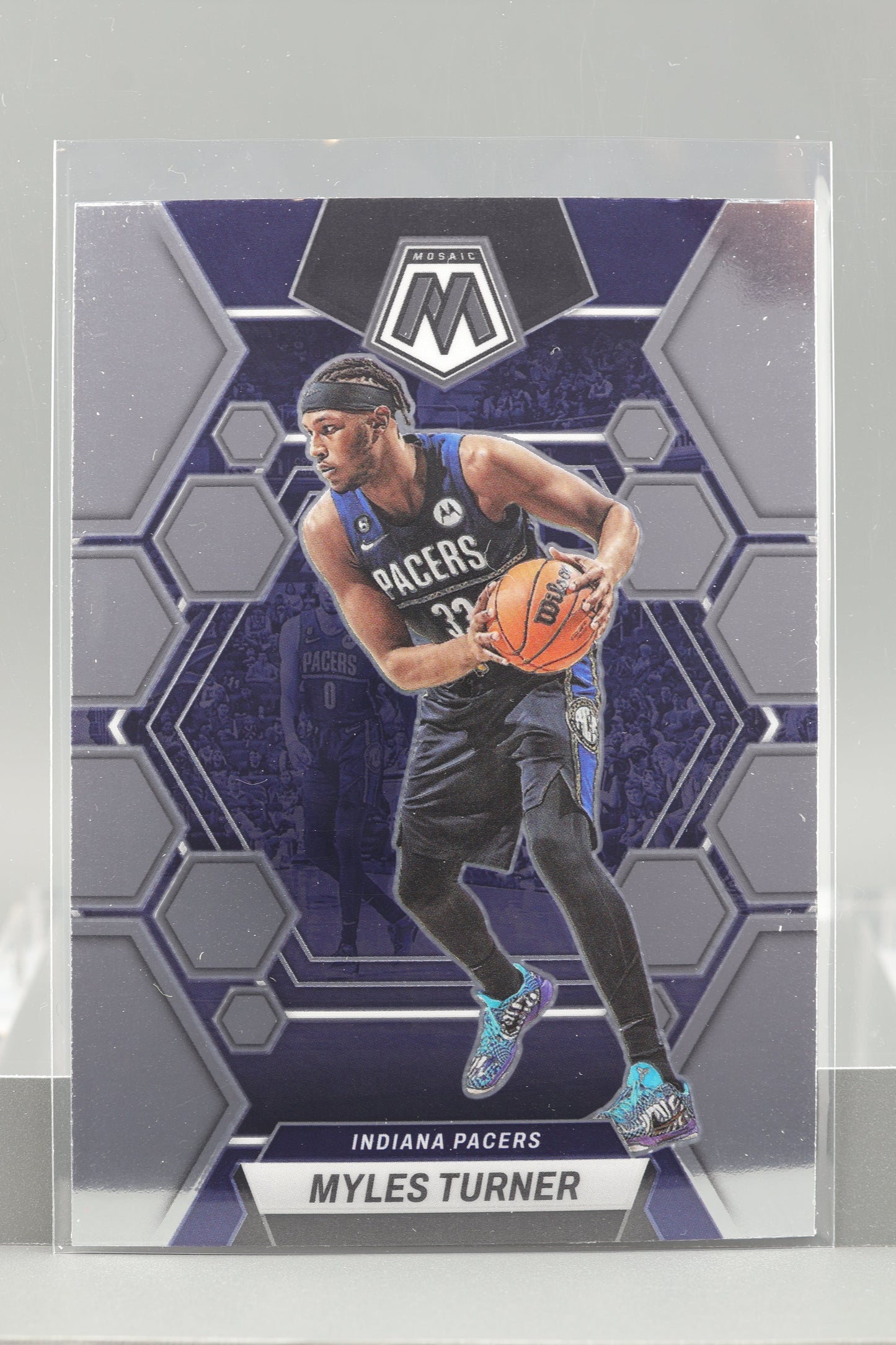 Myles Turner 2022-23 Panini Mosaic  #36        Indiana Pacers