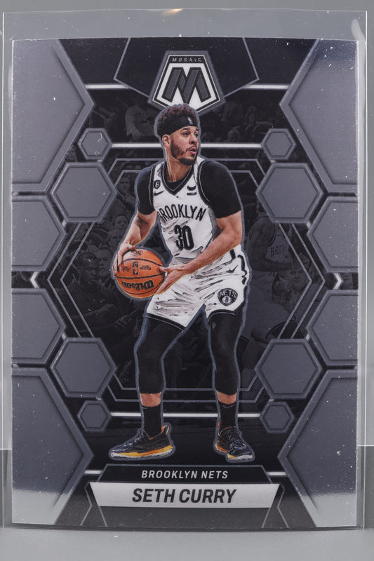 Seth Curry 2022-23 Panini Mosaic  #150        Brooklyn Nets