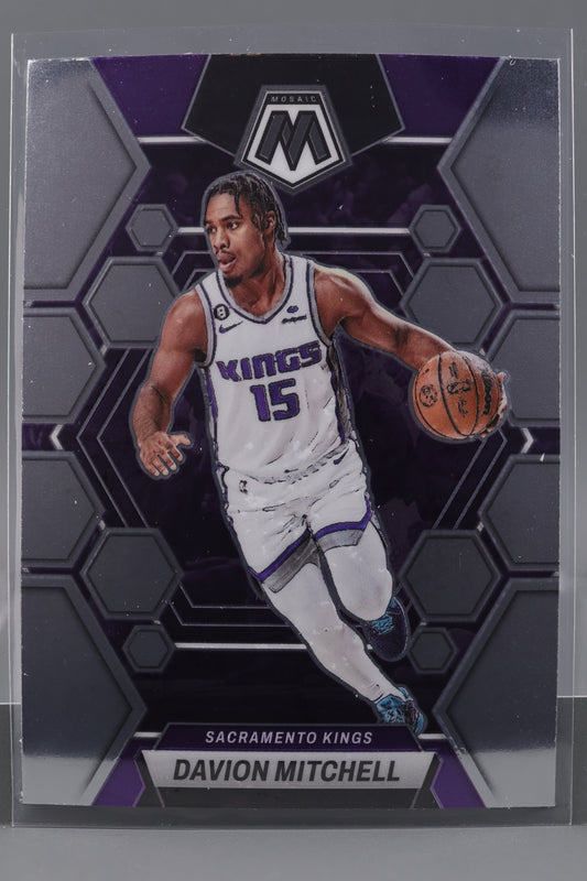 Davion Mitchell 2022-23 Panini Mosaic  #198        Sacramento Kings