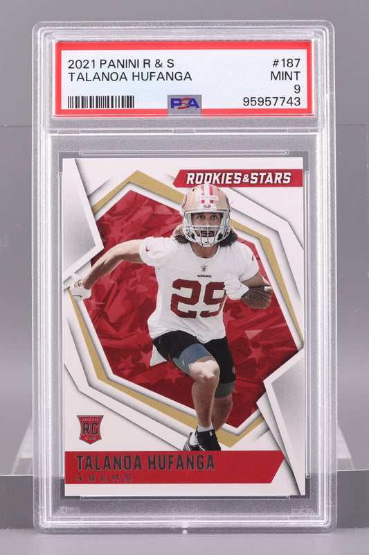 Talanoa Hufanga 2021 Panini Rookies & Stars #187 PSA 9 Rookie RC