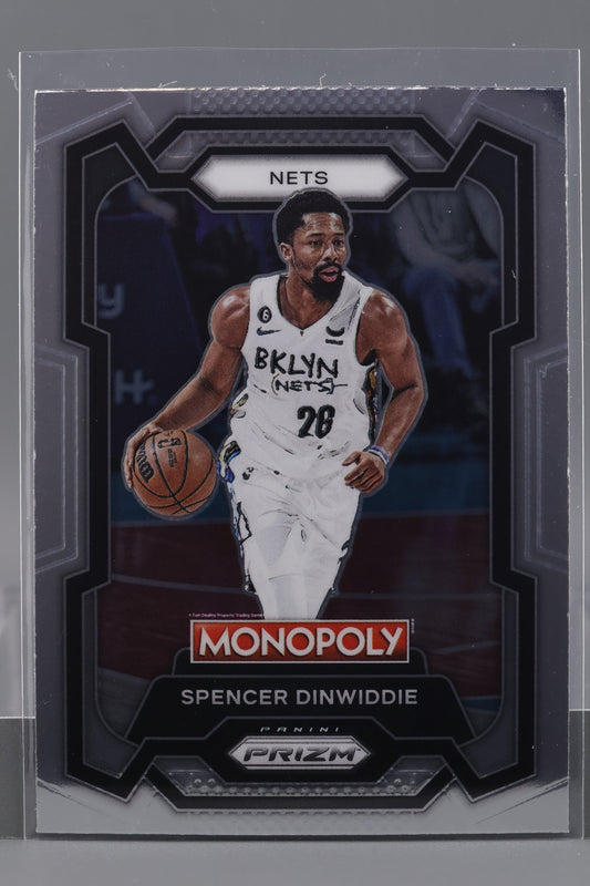 Spencer Dinwiddie 2023-24 Panini Prizm Monopoly  #11        Brooklyn Nets