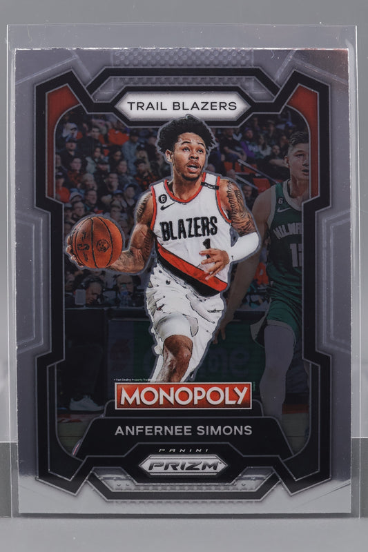 Anfernee Simons 2023-24 Panini Prizm Monopoly  #74        Portland Trail Blazers