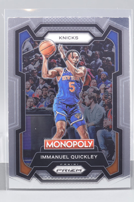 Immanuel Quickley 2023-24 Panini Prizm Monopoly  #60        New York Knicks