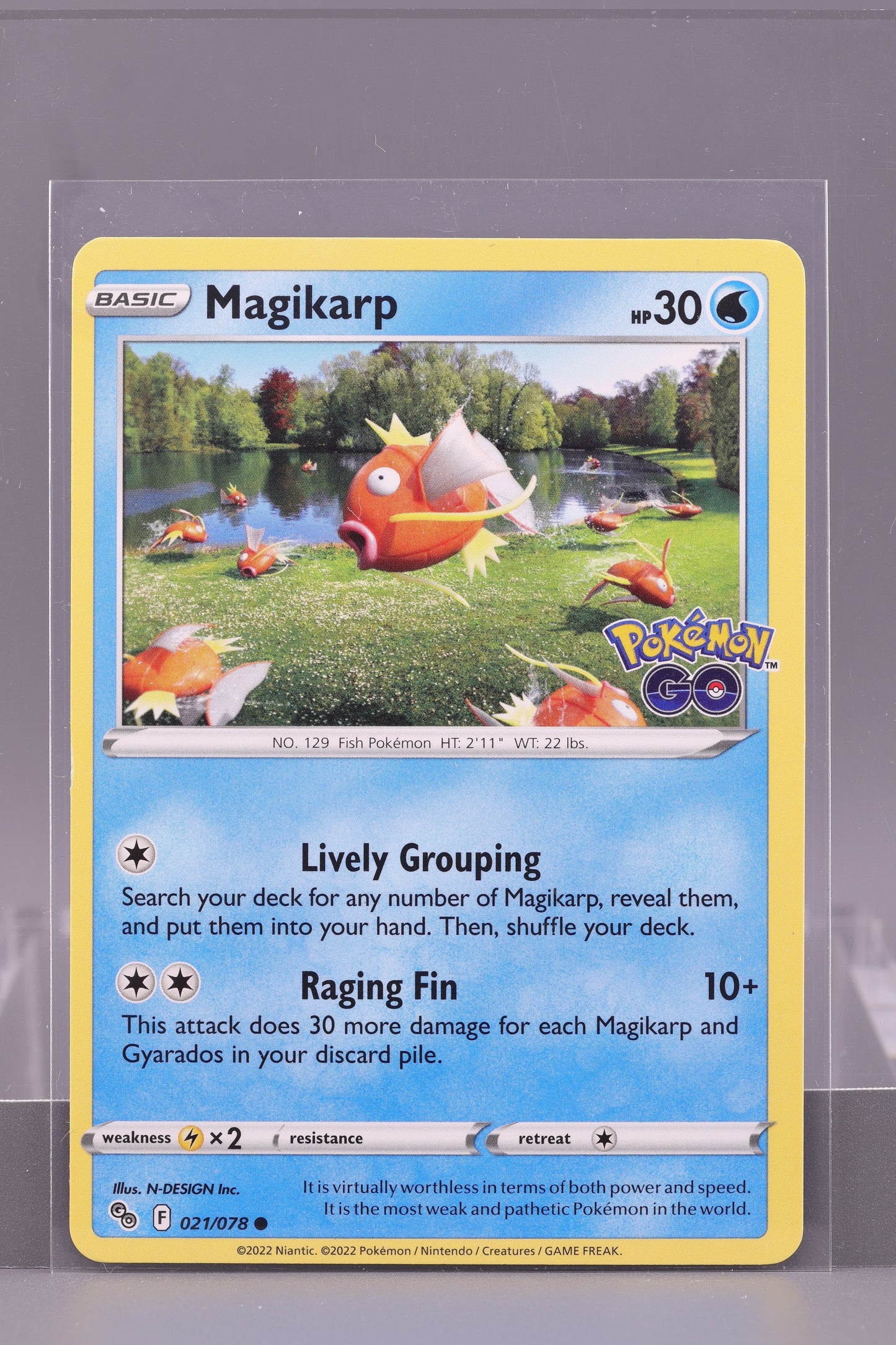 Magikarp 2022 Go  #21      Pokemon Go Stamp