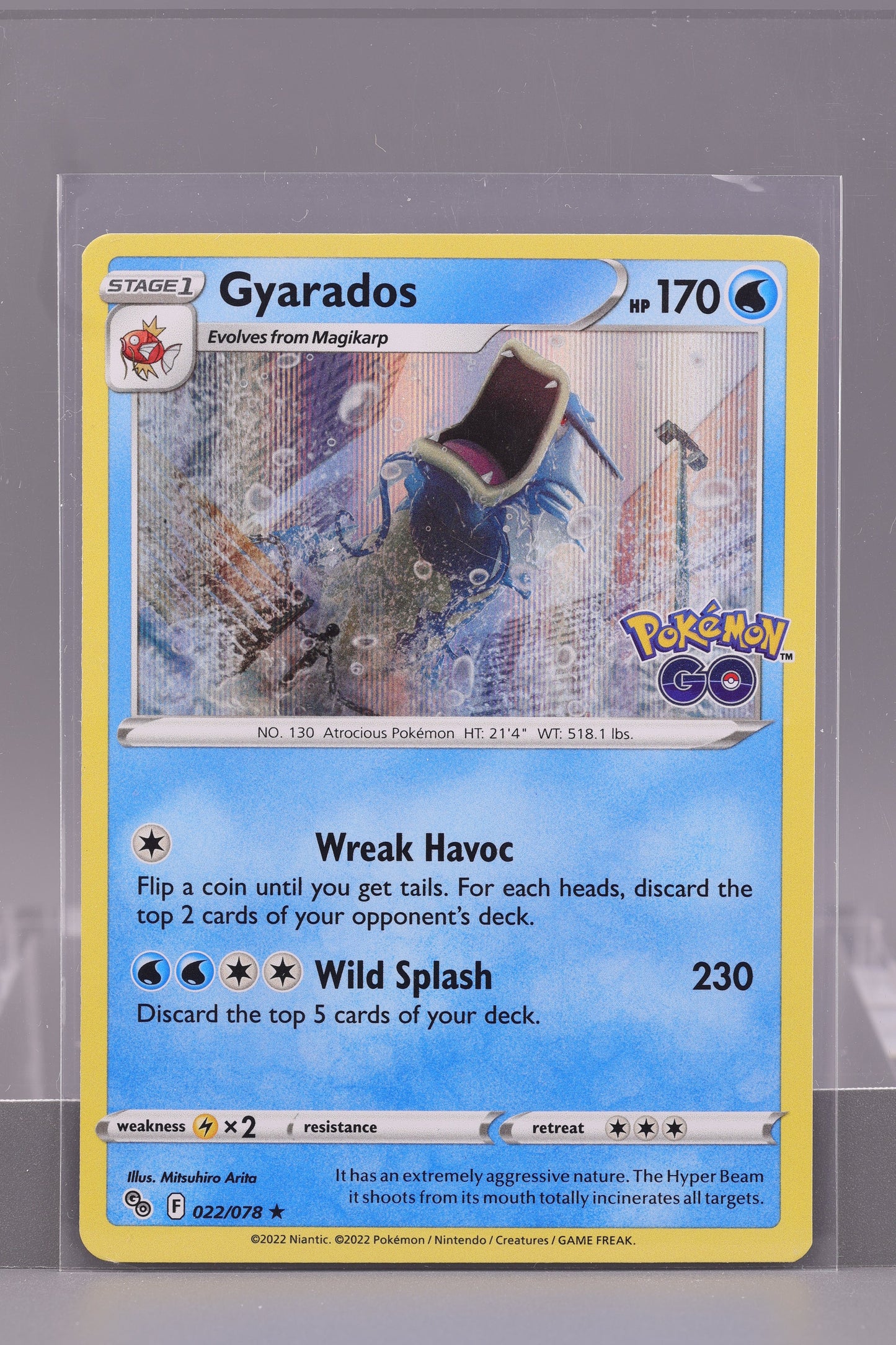 Gyarados 2022 Go  #22      Pokemon Go Stamp