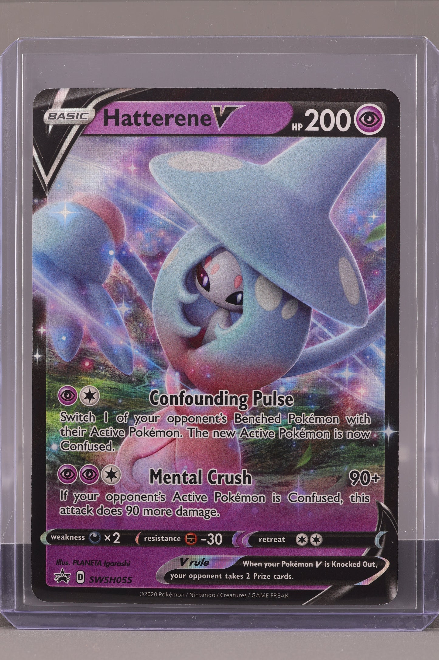 Hatterene V 2020 Black Star Promo  #SWSH055