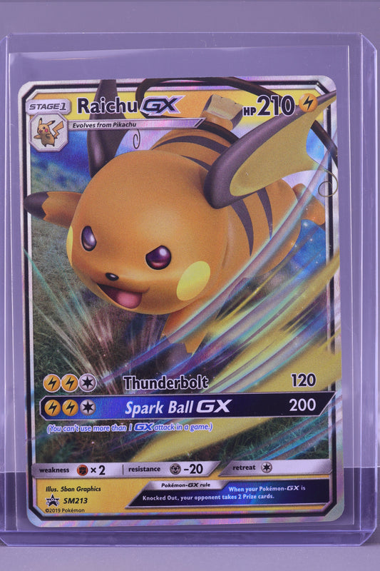 Raichu-GX 2019 Black Star Promo  #SM213