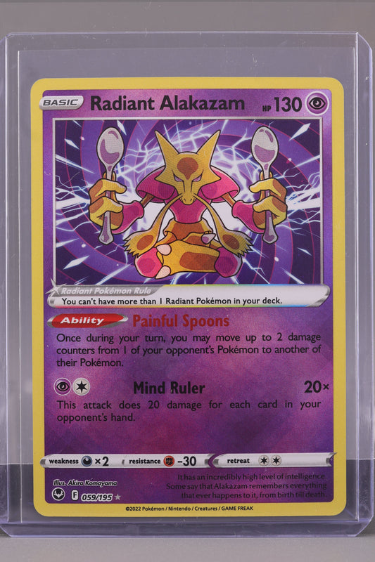 Radiant Alakazam 2022 Silver Tempest  #59